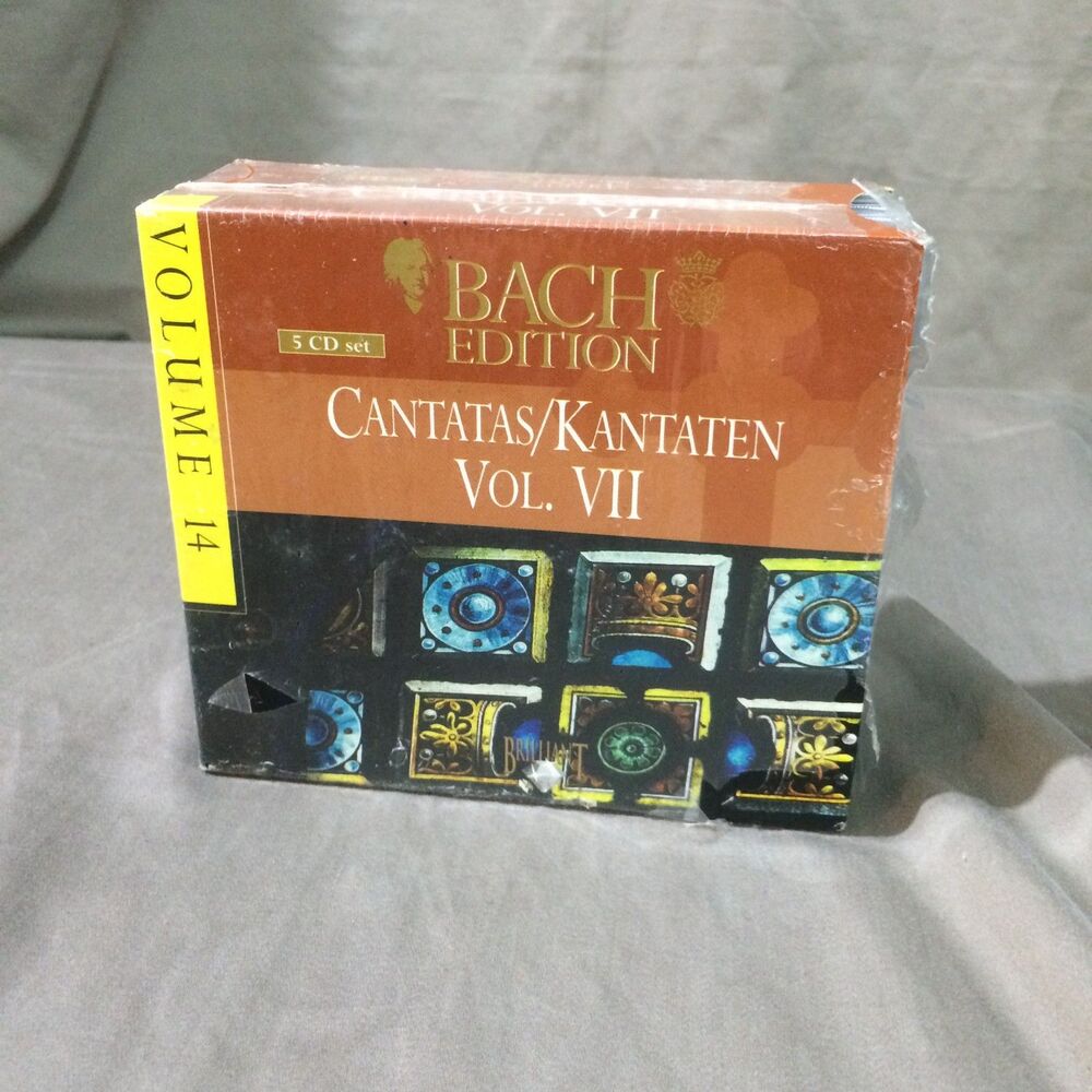 Bach Edition Vol 14 Cantatas Vol VII 5 CD Set Brilliant Classics Sealed Box 2000